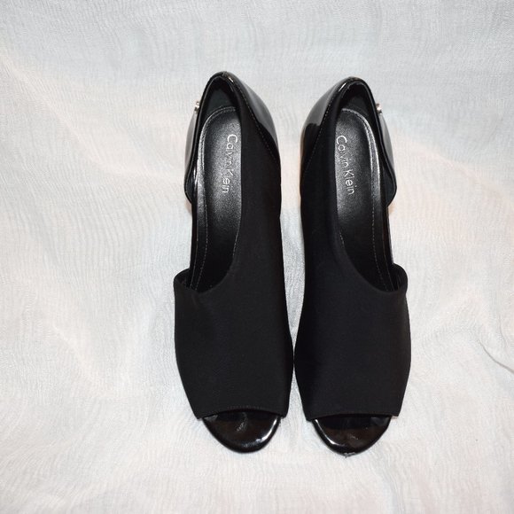 Calvin Klein Shoes - Black Calvin Klein Wedge Heel - Lanai